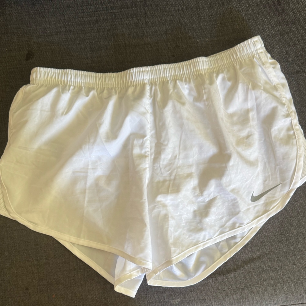 Nike White Athletic Shorts